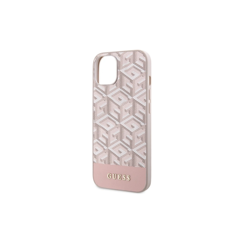 Hurtownia GSM - Etui Guess GUHMP14SHGCFSEP Apple iPhone 14 rosa/pink Hartschale GCube Stripes MagSafe - GUE2564 - {ean13} - Hurt