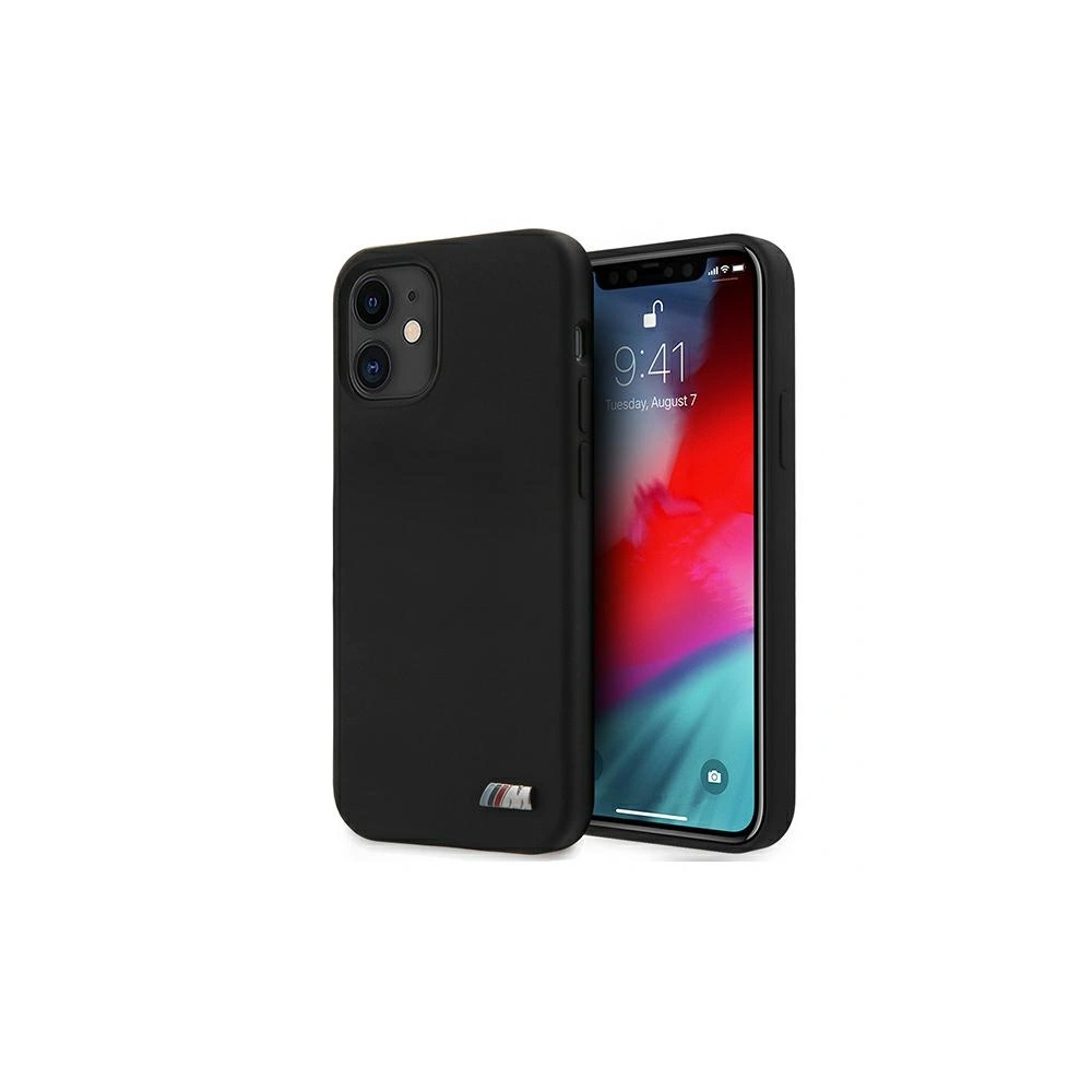 Hurtownia GSM - Etui BMW BMHCP12SMSILBK Apple iPhone 12 mini schwarz/black hardcase Silicone M Collection - BMW446 - {ean13} - Hurt