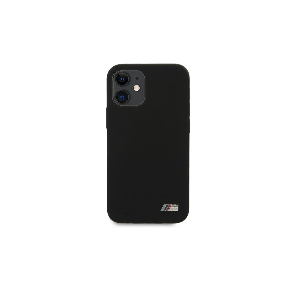 Hurtownia GSM - Etui BMW BMHCP12SMSILBK Apple iPhone 12 mini schwarz/black hardcase Silicone M Collection - BMW446 - {ean13} - Hurt