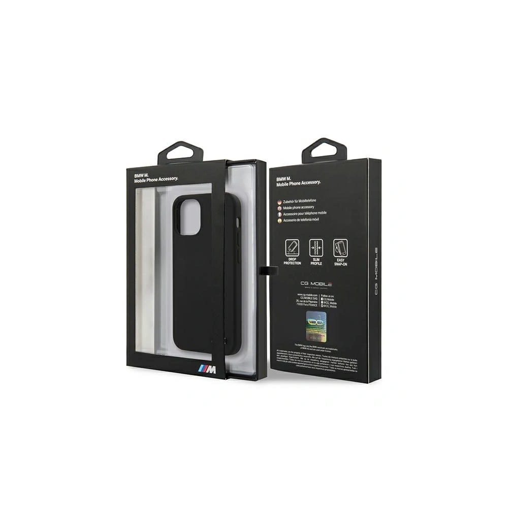 Hurtownia GSM - Etui BMW BMHCP12SMSILBK Apple iPhone 12 mini černý/black hardcase Silicone M Collection - BMW446 - {ean13} - Hurt