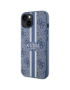 Wholesale Guess GUHMP14SP4RPSB Apple iPhone 14 blue hardcase 4G Printed Stripes MagSafe - GUE2565 - {ean13} - Hurt