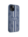 Wholesale Guess GUHMP14SP4RPSB Apple iPhone 14 blue hardcase 4G Printed Stripes MagSafe - GUE2565 - {ean13} - Hurt
