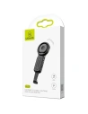 Hurtownia GSM - Adapter USAMS AU06 2w1 Lightning - 3,5mm + gyűrű tartó fekete/black (US-SJ275) - USA946 - {ean13} - Hurt