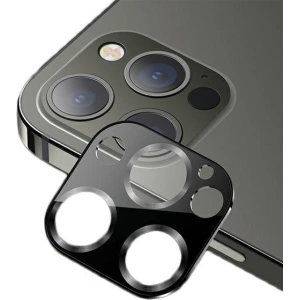 Szkło hartowane na aparat USAMS Camera Lens Glass Apple iPhone 12 Pro czarny/black (US-BH704)