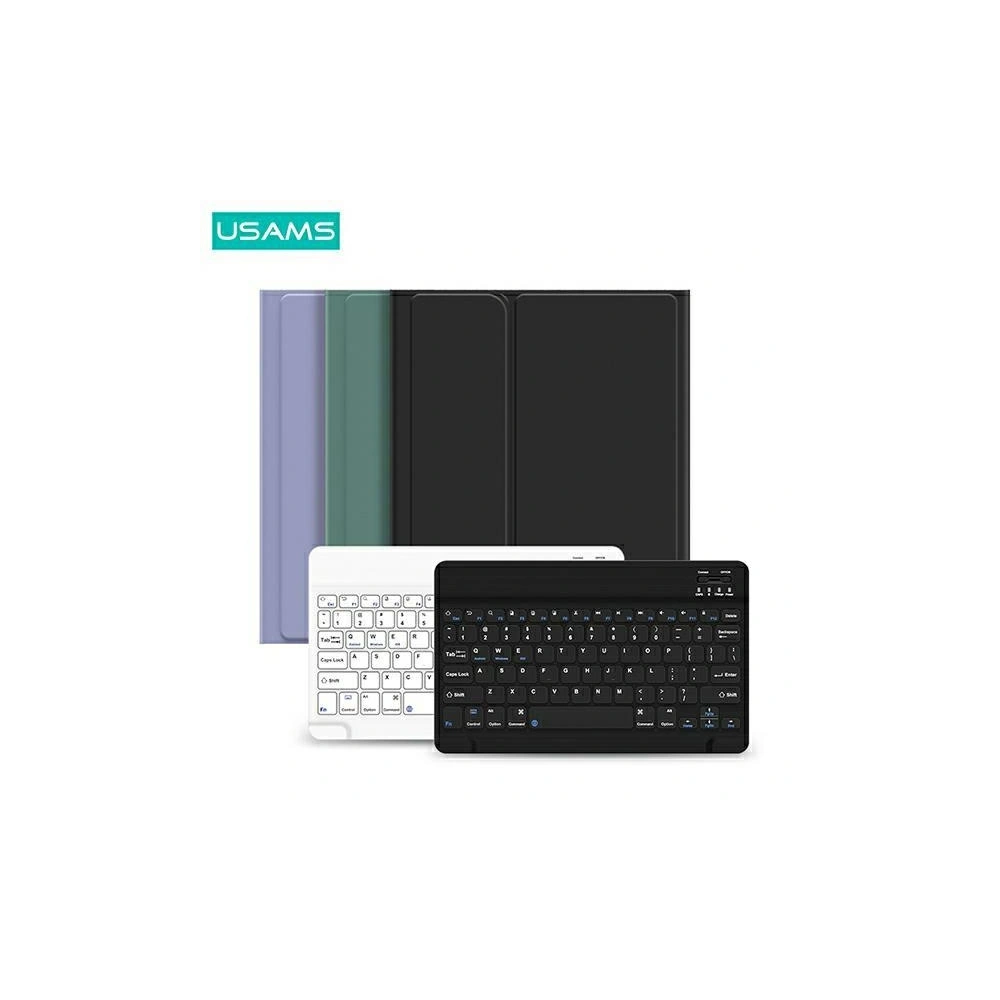 Hurtownia GSM - USAMS Winro Keyboard tok Apple iPad Pro 11 2018/2020/2021/2022 (1, 2, 3, 4. generáció) lila tok-fehér billentyűzet/purple cover-white (US-BH645) - USA950 - {ean13} - Hurt