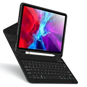 Hurtownia GSM - USAMS Winro Keyboard tok Apple iPad Pro 11 2018/2020/2021/2022 (1, 2, 3, 4. generáció) lila tok-fehér billentyűzet/purple cover-white (US-BH645) - USA950 - {ean13} - Hurt