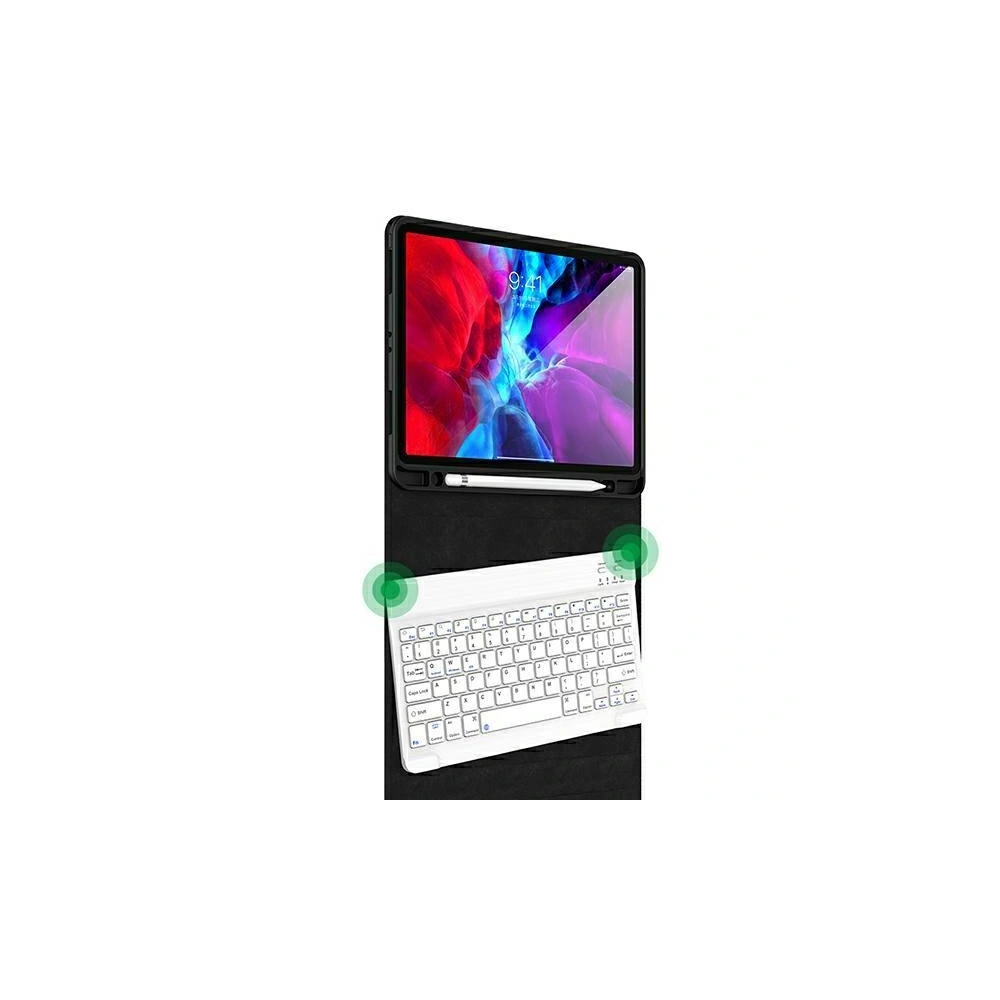 Hurtownia GSM - USAMS Winro Keyboard tok Apple iPad Pro 11 2018/2020/2021/2022 (1, 2, 3, 4. generáció) lila tok-fehér billentyűzet/purple cover-white (US-BH645) - USA950 - {ean13} - Hurt