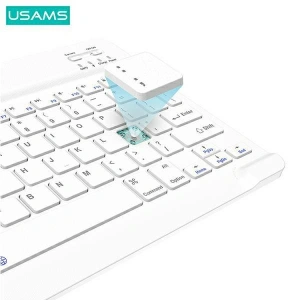 Hurtownia GSM - USAMS Winro Keyboard tok Apple iPad Pro 11 2018/2020/2021/2022 (1, 2, 3, 4. generáció) lila tok-fehér billentyűzet/purple cover-white (US-BH645) - USA950 - {ean13} - Hurt