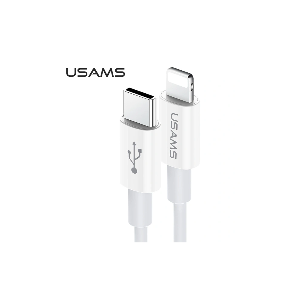 Hurtownia GSM - Kabel USAMS U44 USB-C/Lightning 30W PD Fast Charge 1.2m grau/grey (US-SJ407) - USA954 - {ean13} - Hurt
