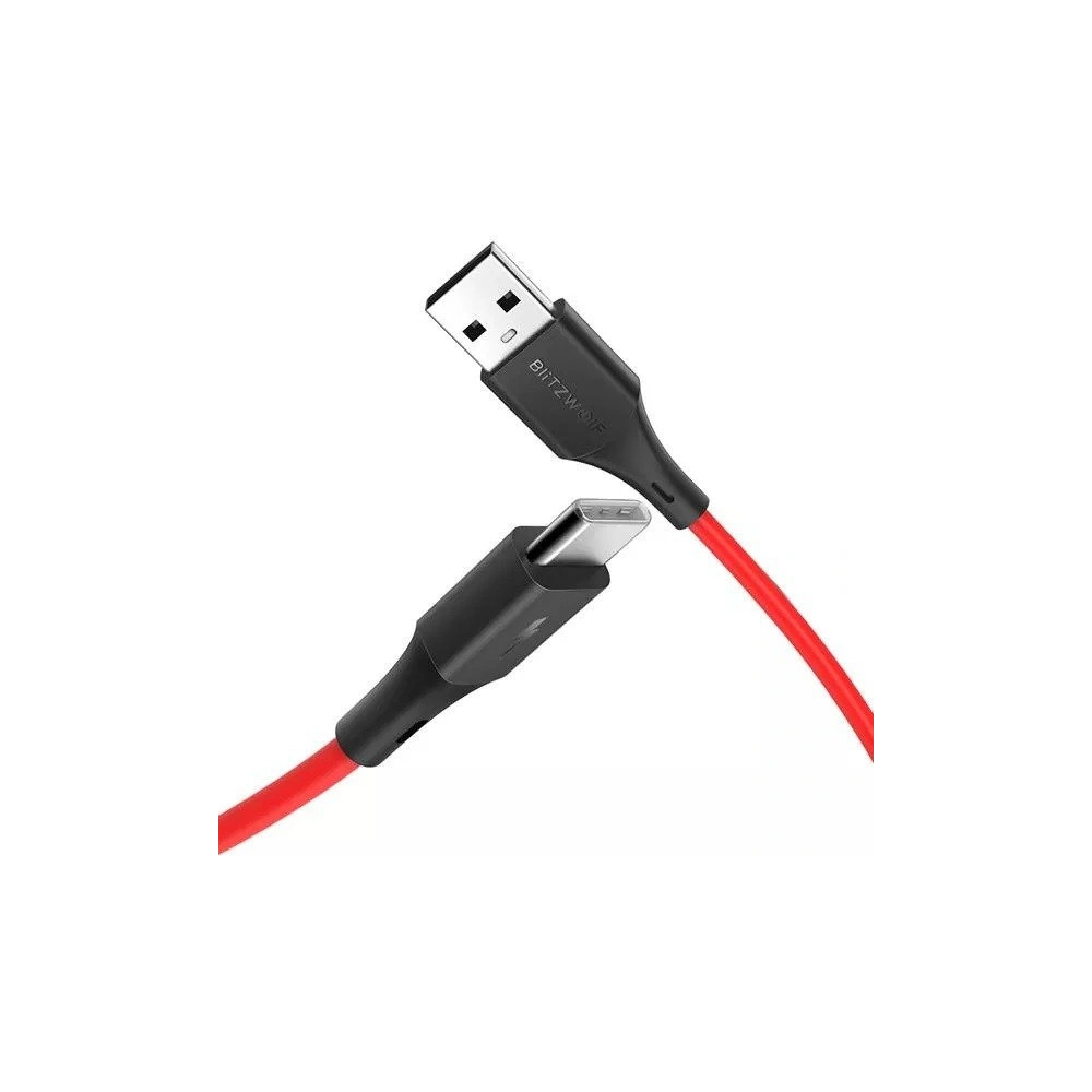Hurtownia GSM - Cablul BlitzWolf BW USB-A/USB-C-TC15 3A 1.8m (roșu) - BLZ559 - {ean13} - Hurt