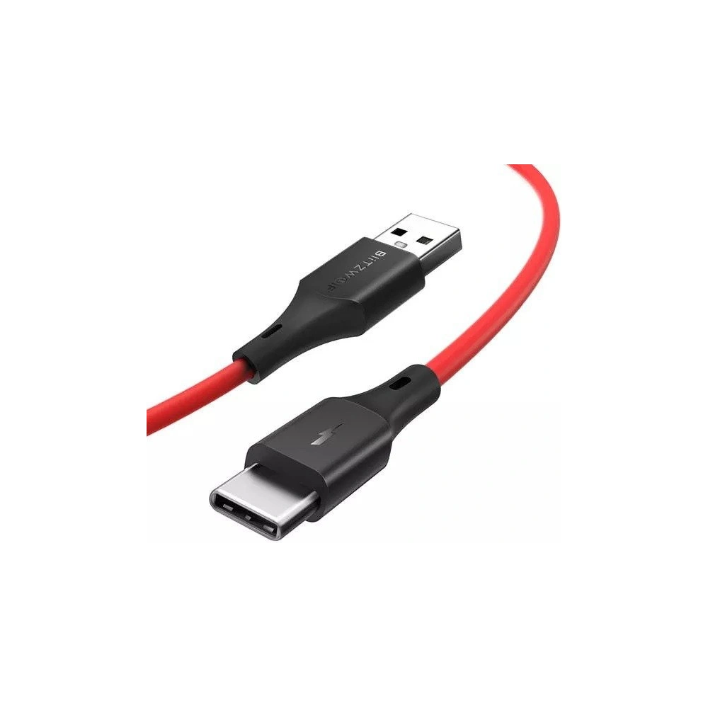 Hurtownia GSM - Cablul BlitzWolf BW USB-A/USB-C-TC15 3A 1.8m (roșu) - BLZ559 - {ean13} - Hurt