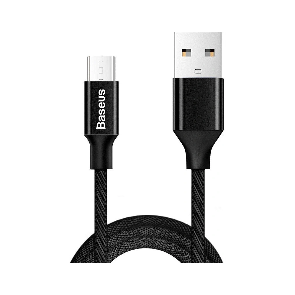 Hurtownia GSM - Cablul Baseus Yiven USB-A/microUSB 1.5m 2A - negru - BSU4087 - {ean13} - Hurt