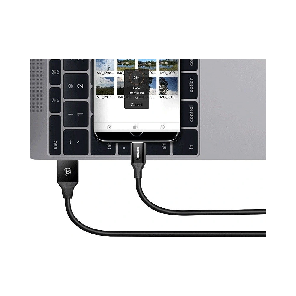 Hurtownia GSM - Cablul Baseus Yiven USB-A/microUSB 1.5m 2A - negru - BSU4087 - {ean13} - Hurt