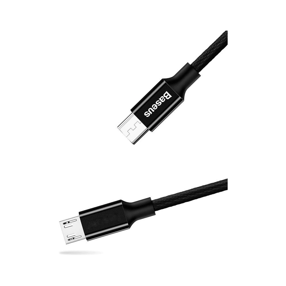 Hurtownia GSM - Cablul Baseus Yiven USB-A/microUSB 1.5m 2A - negru - BSU4087 - {ean13} - Hurt