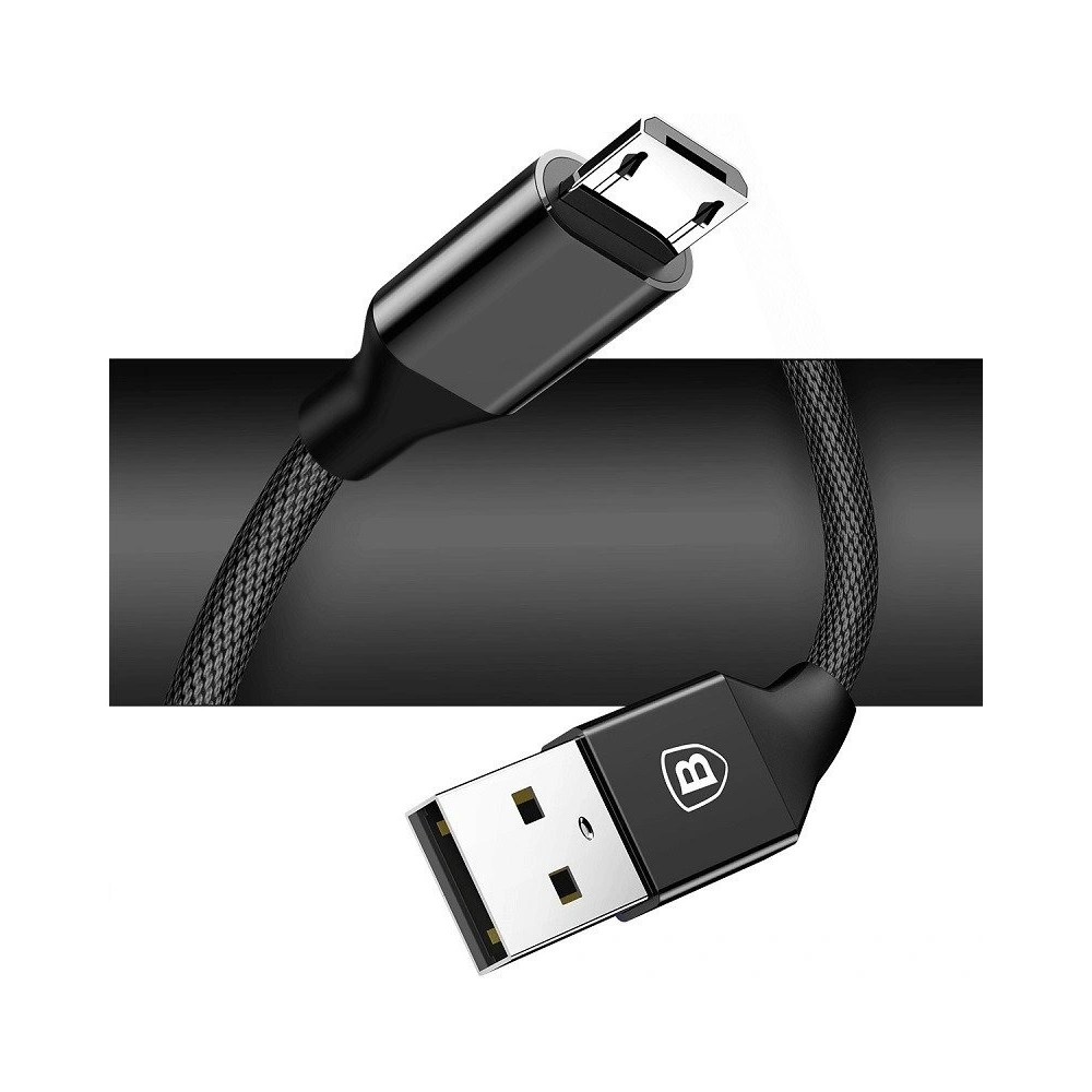 Hurtownia GSM - Cablul Baseus Yiven USB-A/microUSB 1.5m 2A - negru - BSU4087 - {ean13} - Hurt