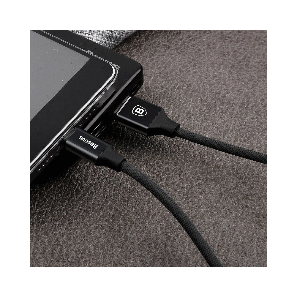 Hurtownia GSM - Cablul Baseus Yiven USB-A/microUSB 1.5m 2A - negru - BSU4087 - {ean13} - Hurt