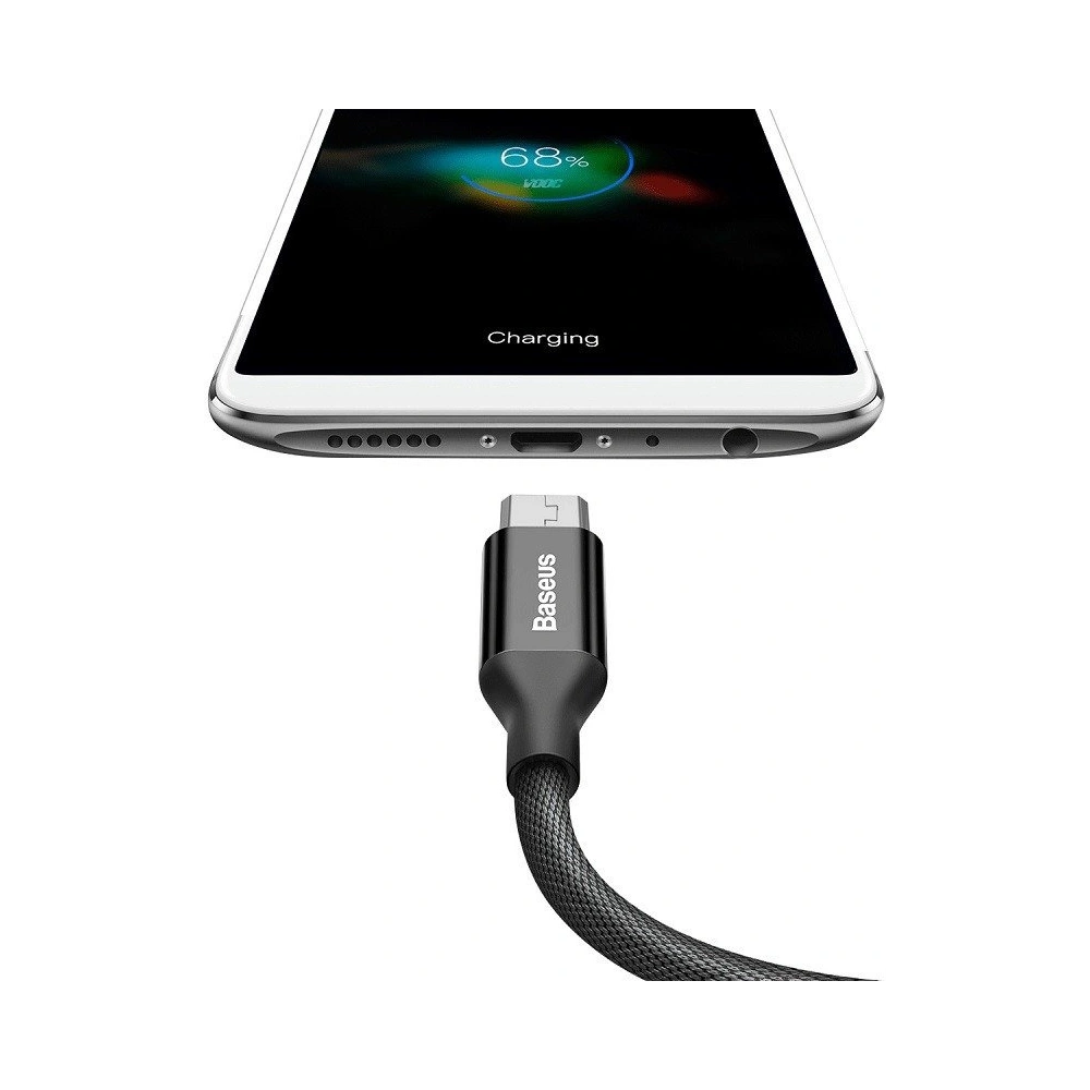 Hurtownia GSM - Cablul Baseus Yiven USB-A/microUSB 1.5m 2A - negru - BSU4087 - {ean13} - Hurt
