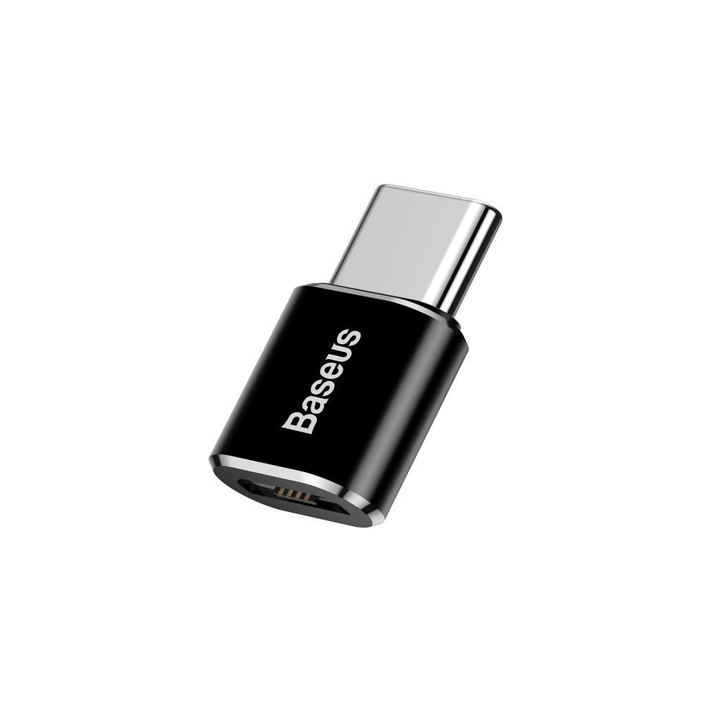 Hurtownia GSM - Adaptér Baseus microUSB/USB-C - černý - BSU4088 - {ean13} - Hurt