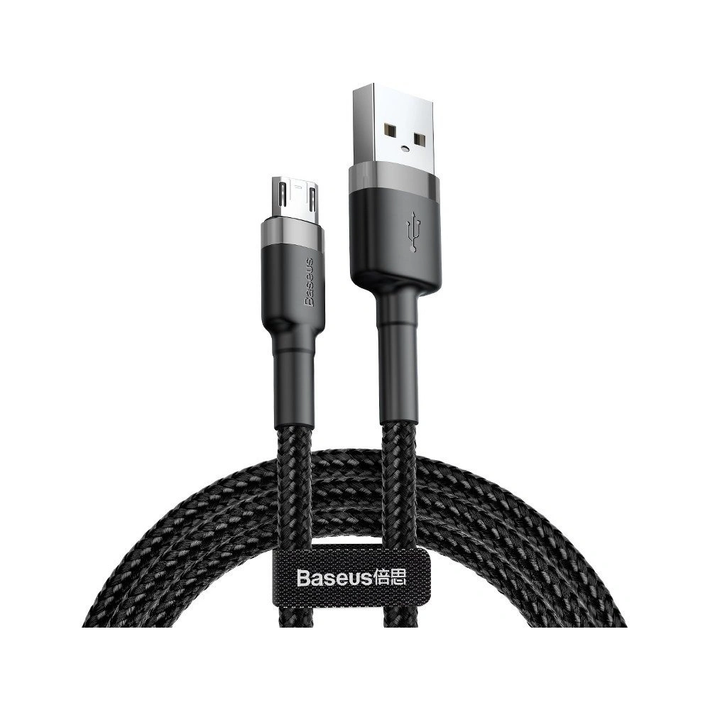 Hurtownia GSM - Kabel Baseus Cafule USB-A/microUSB 2.4A 0.5m (szaro-czarny) - BSU4091 - {ean13} - Hurt