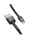 Hurtownia GSM - Kábel Baseus Cafule USB-A/microUSB 2.4A 0.5m (szürke-fekete) - BSU4091 - {ean13} - Hurt