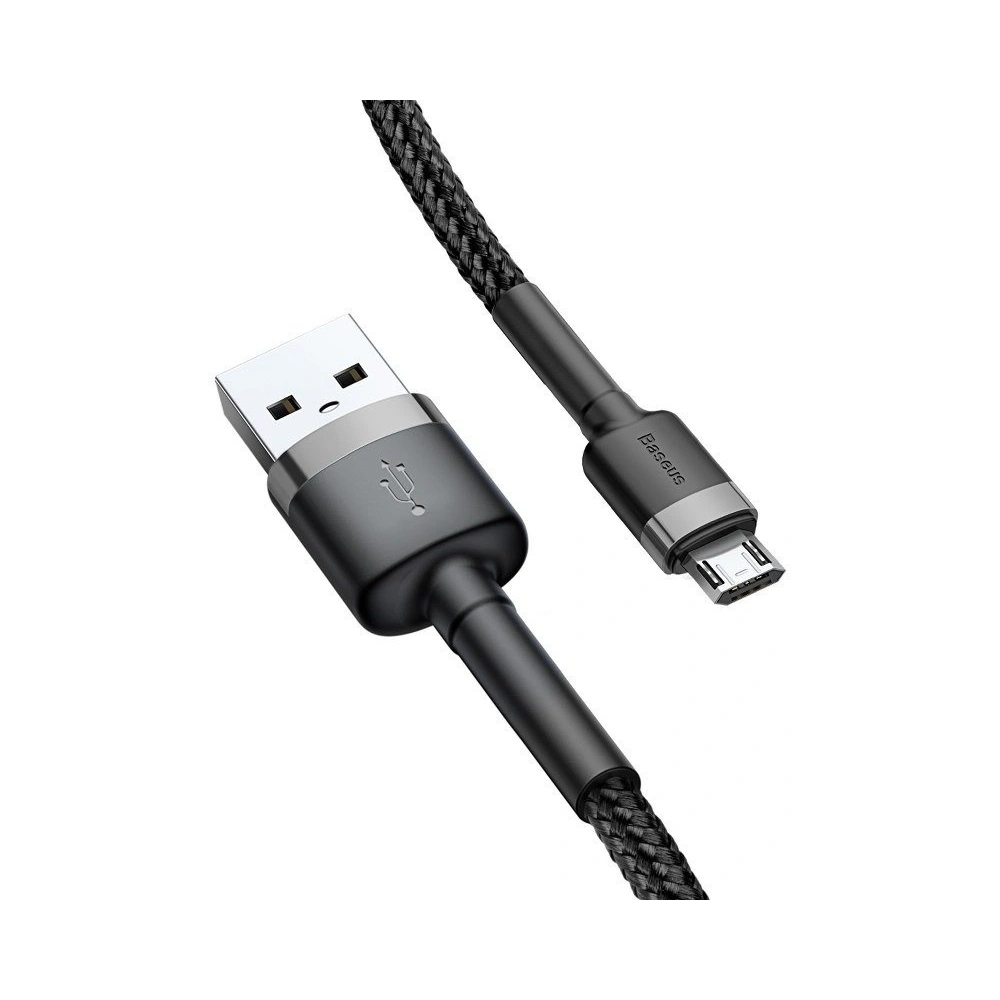 Hurtownia GSM - Kabel Baseus Cafule USB-A/microUSB 2.4A 0.5m (szaro-czarny) - BSU4091 - {ean13} - Hurt