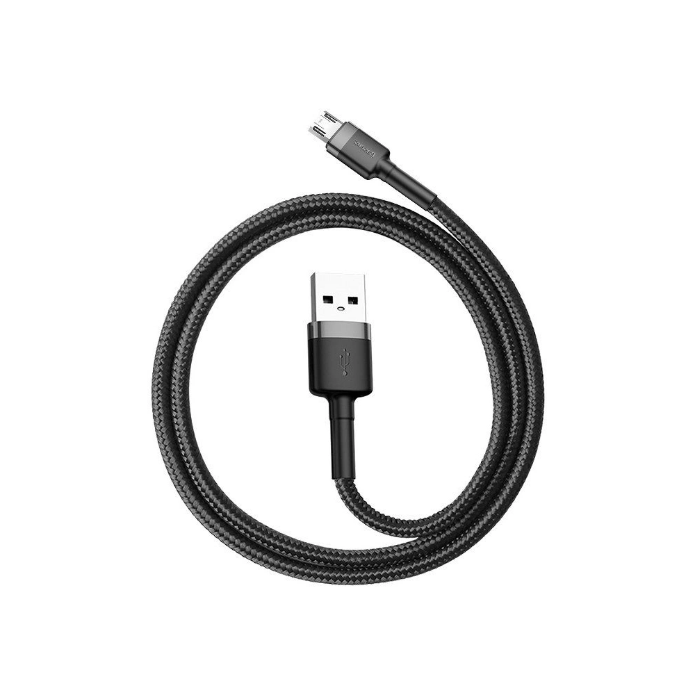 Hurtownia GSM - Kabel Baseus Cafule USB-A/microUSB 2.4A 0.5m (grau-schwarz) - BSU4091 - {ean13} - Hurt