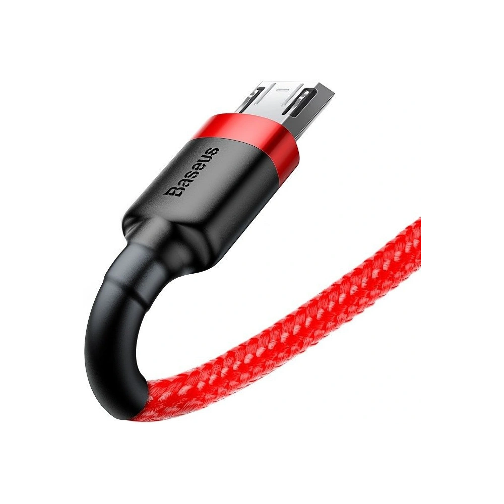 Hurtownia GSM - Kábel Baseus Cafule USB-A/microUSB 2.4A 1m (piros) - BSU4092 - {ean13} - Hurt