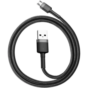 Wholesale Baseus Cafule USB-A/microUSB Cable 2.4A 1m (gray-black) - BSU4093 - {ean13} - Hurt