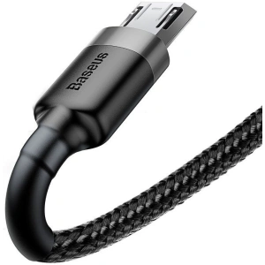 Wholesale Baseus Cafule USB-A/microUSB Cable 2.4A 1m (gray-black) - BSU4093 - {ean13} - Hurt