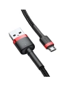 Hurtownia GSM - Kábel Baseus Cafule USB-A/microUSB 2.4A 1m (piros-fekete) - BSU4094 - {ean13} - Hurt