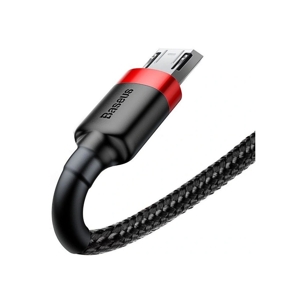 Hurtownia GSM - Kábel Baseus Cafule USB-A/microUSB 2.4A 1m (piros-fekete) - BSU4094 - {ean13} - Hurt