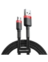 Kabel Baseus Cafule USB-A/microUSB 1.5A 2m (červeno-černý)
