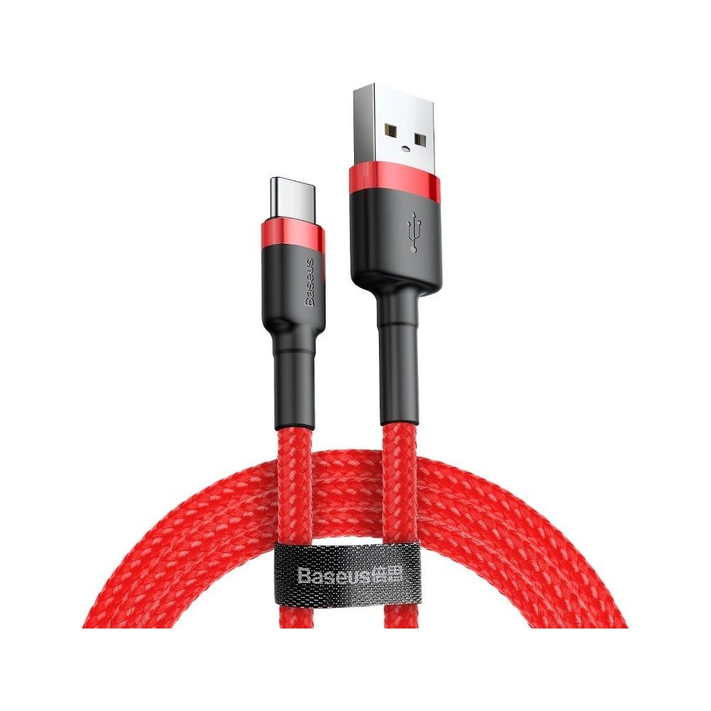 Hurtownia GSM - Cablul Baseus Cafule USB-A/USB-C 3A 0.5m (roșu) - BSU4099 - {ean13} - Hurt