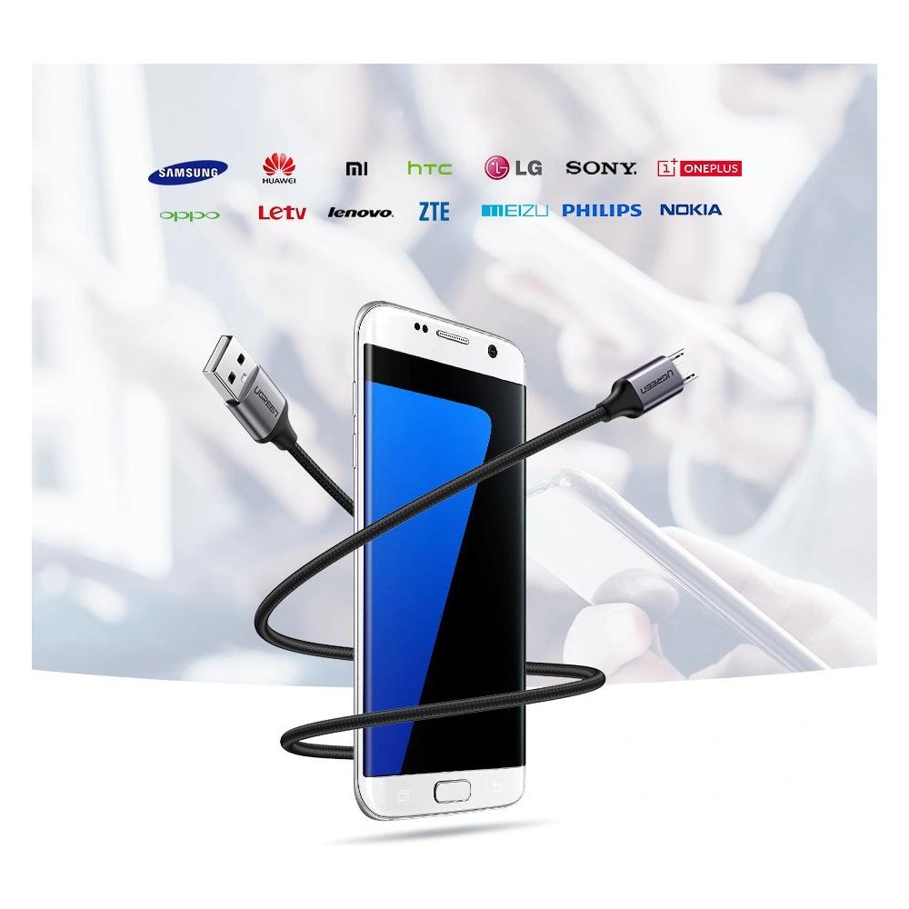 Hurtownia GSM - Kabel UGREEN USB-A/microUSB 2m šedý - UGR1559 - {ean13} - Hurt