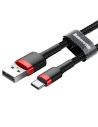 Hurtownia GSM - Kábel Baseus Cafule USB-A/USB-C 3A 0.5m (piros-fekete) - BSU4100 - {ean13} - Hurt