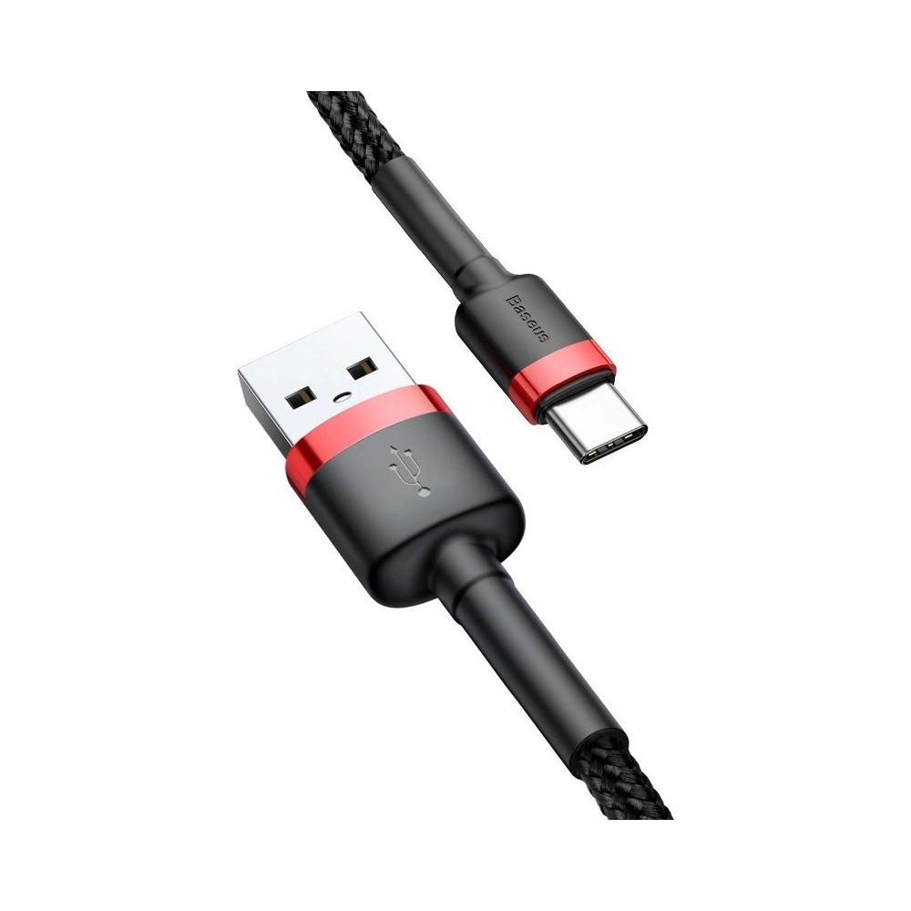 Hurtownia GSM - Kabel Baseus Cafule USB-A/USB-C 3A 1m (roșu-negru) - BSU4103 - {ean13} - Hurt