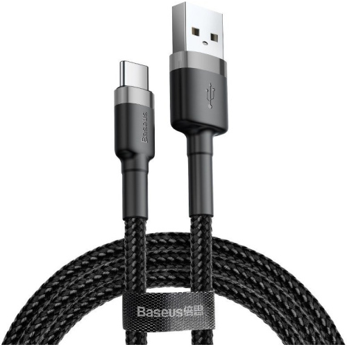 Baseus Distributor - 6953156278202 - BSU4104 - Baseus Cafule USB-A/USB-C Cable 3A 1m (gray-black) - B2B homescreen