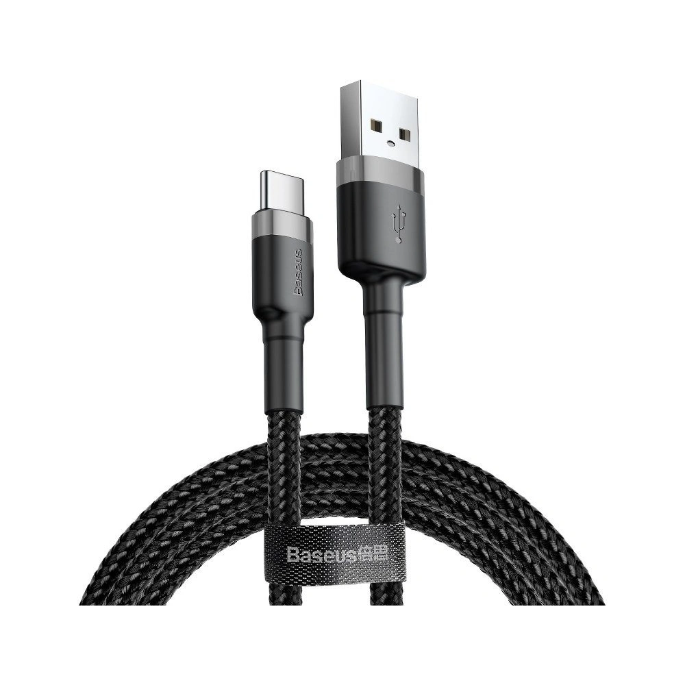 Hurtownia GSM - Cablul Baseus Cafule USB-A/USB-C 3A 1m (gri-negru) - BSU4104 - {ean13} - Hurt