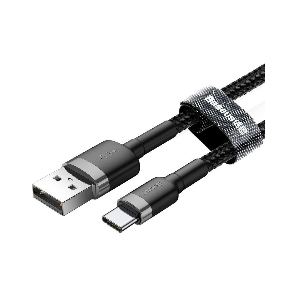 Hurtownia GSM - Cablul Baseus Cafule USB-A/USB-C 3A 1m (gri-negru) - BSU4104 - {ean13} - Hurt