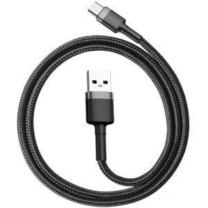 Hurtownia GSM - Kabel Baseus Cafule USB-A/USB-C 3A 1m (szaro-czarny) - BSU4104 - {ean13} - Hurt