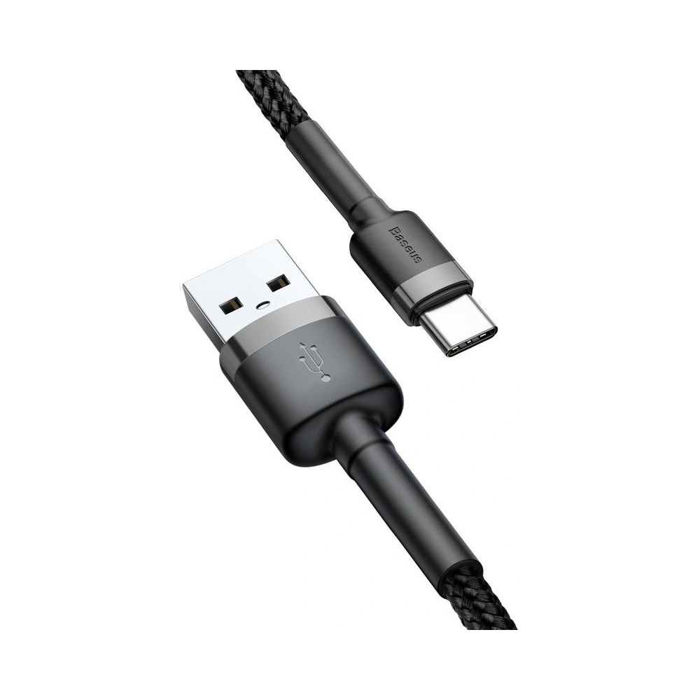 Hurtownia GSM - Cablul Baseus Cafule USB-A/USB-C 3A 1m (gri-negru) - BSU4104 - {ean13} - Hurt