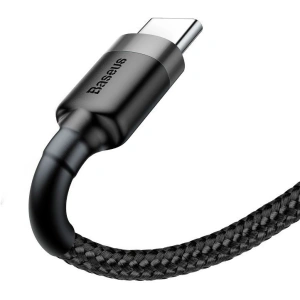 Kabel Baseus Cafule USB-A/USB-C 3A 1m (grau-schwarz)