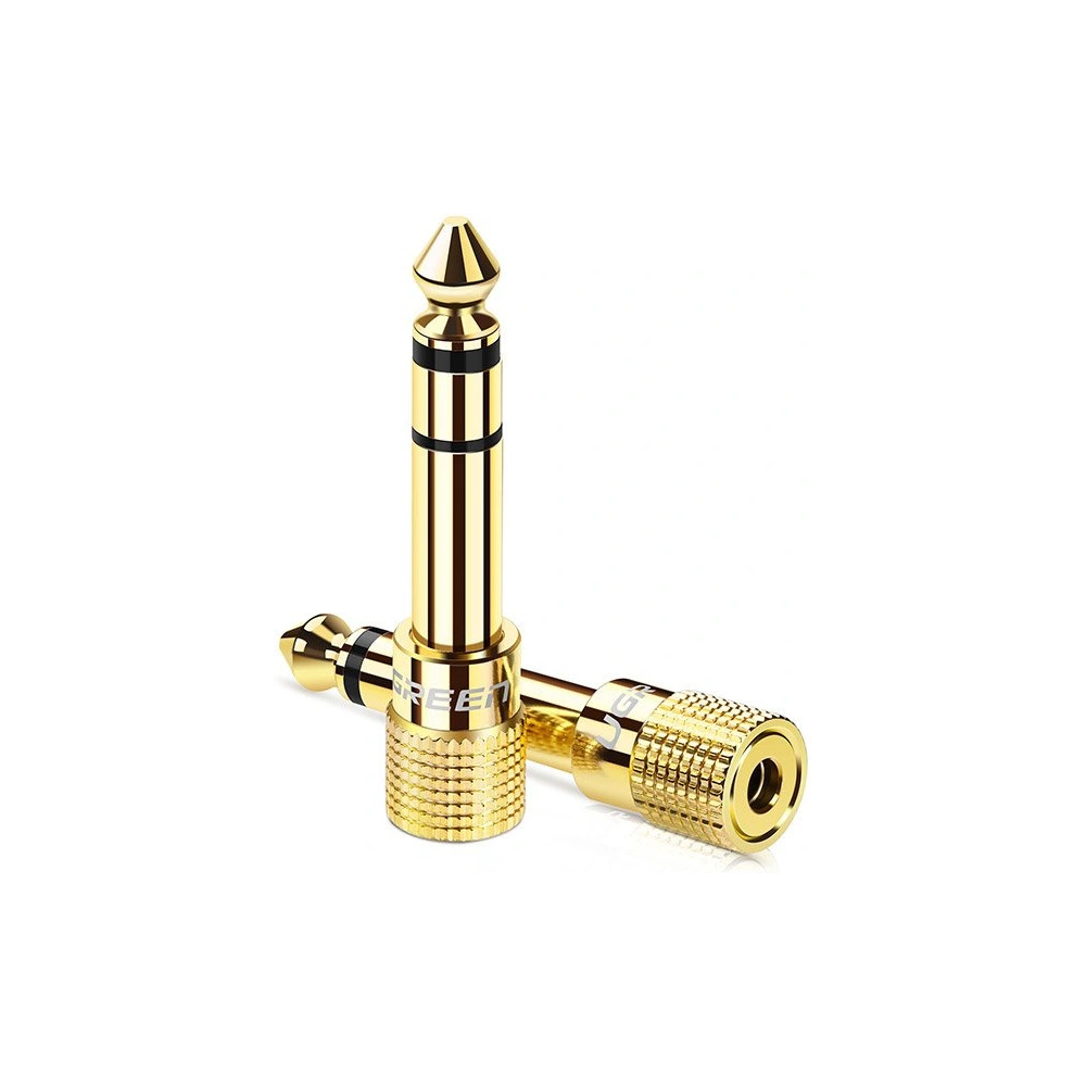 Hurtownia GSM - Adapter UGREEN 3,5mm mini jack/6,3mm jack złoty - UGR1562 - {ean13} - Hurt