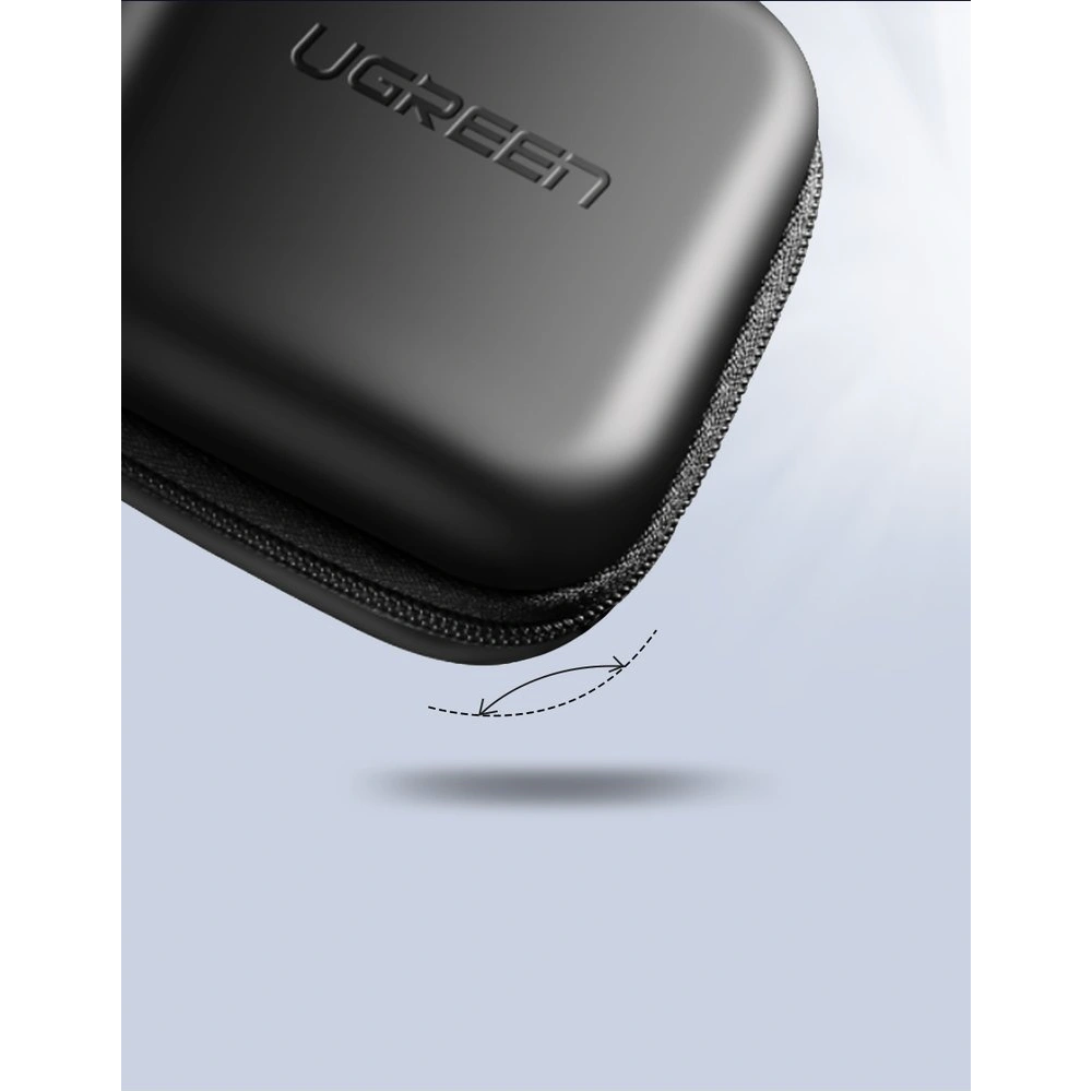 Hurtownia GSM - Etui UGREEN für Kopfhörer 8 cm x 8 cm schwarz - UGR1563 - {ean13} - Hurt
