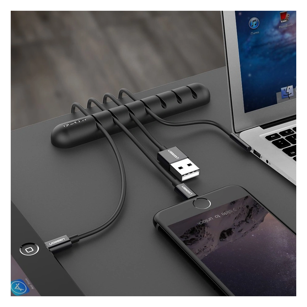 Wholesale UGREEN LP114 Cable organizer 4 slots black [2 PACK] - UGR1564 - {ean13} - Hurt