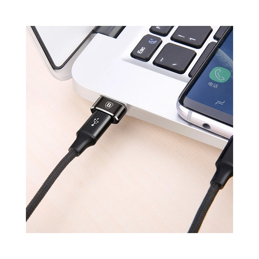 Hurtownia GSM - Adaptér Baseus USB-C/USB-A černý - BSU4106 - {ean13} - Hurt