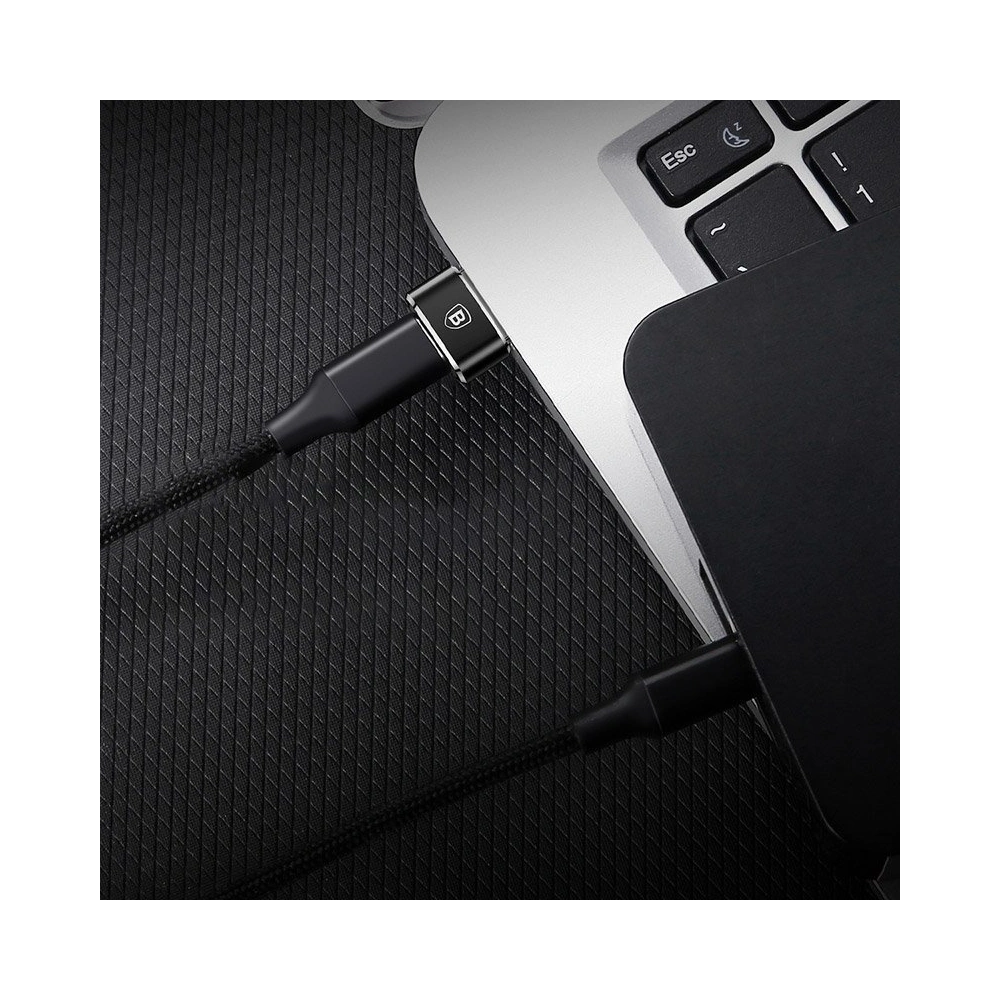 Hurtownia GSM - Adaptér Baseus USB-C/USB-A černý - BSU4106 - {ean13} - Hurt