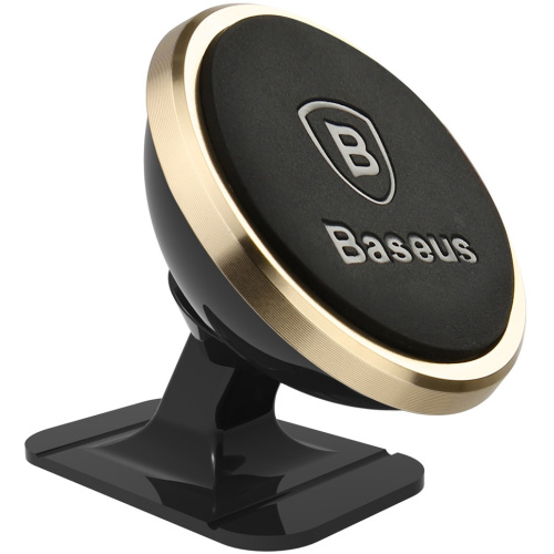 Baseus Distributor - 6953156245655 - BSU4107 - Baseus 360-Degree Magnetic Car Mount Holder gold - B2B homescreen