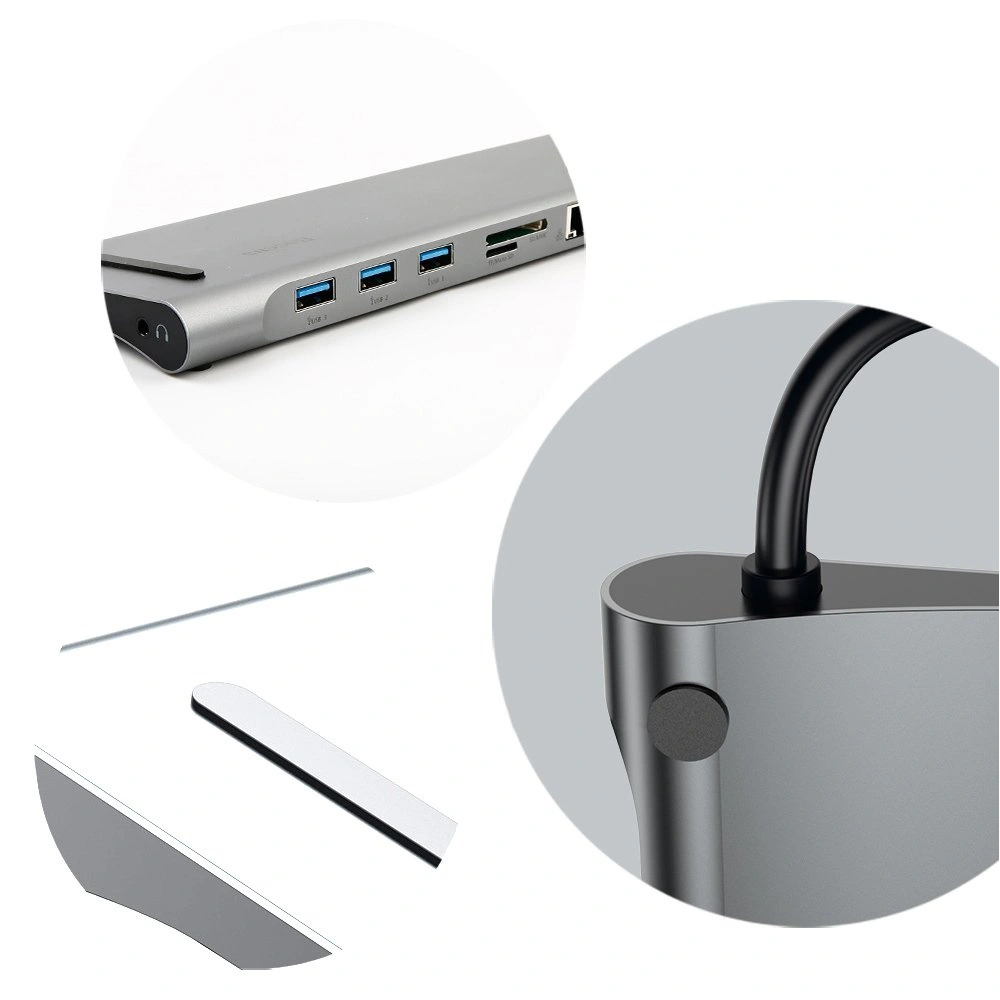 Hurtownia GSM - Adaptér HUB Baseus Enjoyment 10w1 Apple MacBook dokovací stanice - BSU4108 - {ean13} - Hurt