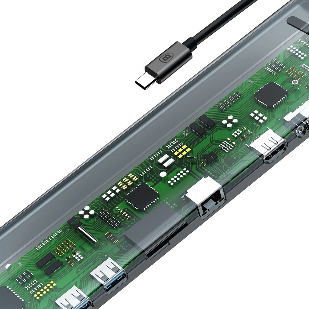 Hurtownia GSM - Adaptér HUB Baseus Enjoyment 10w1 Apple MacBook dokovací stanice - BSU4108 - {ean13} - Hurt